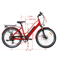 Load image into Gallery viewer, Eunorau E-Torque 350 Watt Electric Step-Thru City Bike