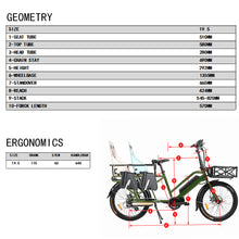 Load image into Gallery viewer, Eunorau G-20 Electric Long Tail Cargo Bike