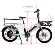 Load image into Gallery viewer, Eunorau MAX-CARGO Electric Long Tail Cargo Bike
