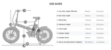 Load image into Gallery viewer, Ecotric Foldable Electric 36V 20" Fat Tire Bike