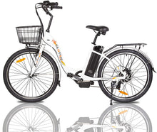 Load image into Gallery viewer, Ecotric Peacedove 350W 36V Electric Cruiser Bike
