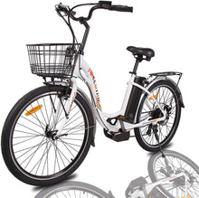 Load image into Gallery viewer, Ecotric Peacedove 350W 36V Electric Cruiser Bike